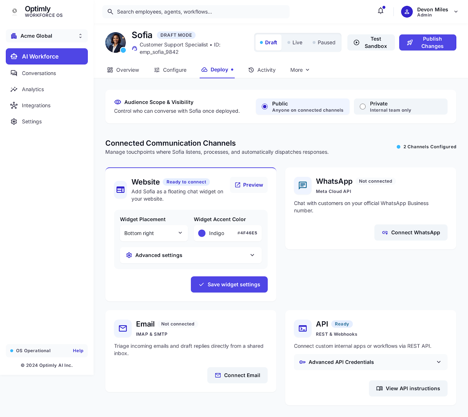 Step 3: Deploy Employee Across Channels